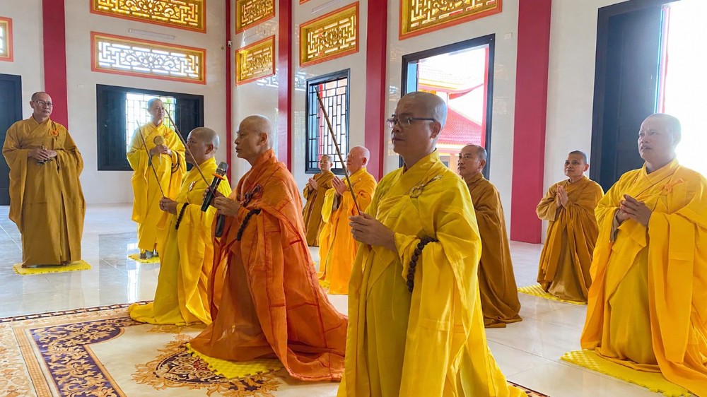 Quảng Ngãi: Hạ trường An cư Kiết hạ chùa Hải Lâm, Đặc khu Lý Sơn tác pháp Tự tứ mãn hạ PL.2570