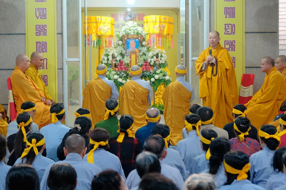 An Giang: Trang nghiêm lễ tưởng niệm và cung tống kim quan Sư cô Thích Nữ Tuệ Hải trà tỳ
