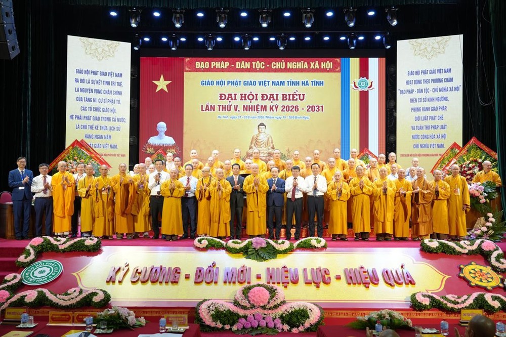 TT. Thích Chiếu Tuệ được suy cử Trưởng BTS GHPGVN tỉnh Hà Tĩnh nhiệm kỳ 2026 – 2031