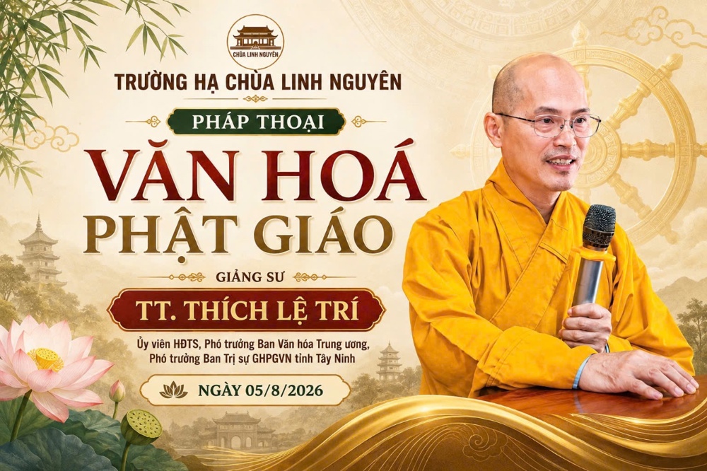 Tây Ninh: Trường hạ chùa Linh Nguyên thính pháp thoại chủ đề “Văn hóa Phật giáo”