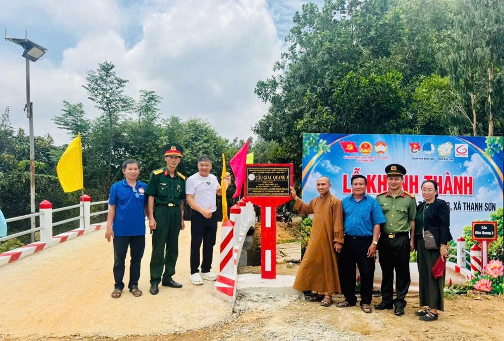 Đồng Nai: Khánh thành cầu dân sinh nhân mùa Vu Lan và hướng đến Quốc khánh 2/9