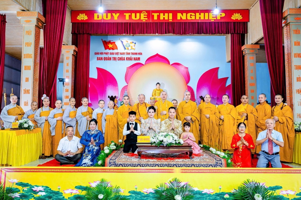 Thanh Hoá: Trang nghiêm Lễ hằng thuận tại hạ trường chùa Khải Nam