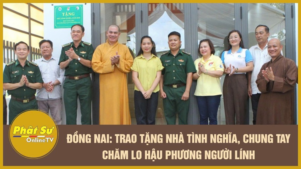 [Video] Đồng Nai: Trao tặng nhà tình nghĩa, chung tay chăm lo hậu phương người lính