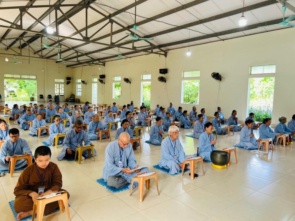 Thanh Hóa: Chùa Đống Cao tổ chức khóa tu niệm Phật một ngày 