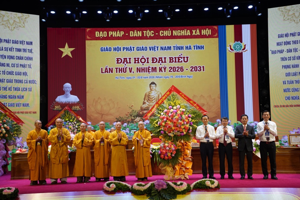 Hà Tĩnh: Thượng tọa Thích Chiếu Tuệ được suy cử tân Trưởng ban Trị sự GHPGVN tỉnh, nhiệm kỳ 2026-2031插图113