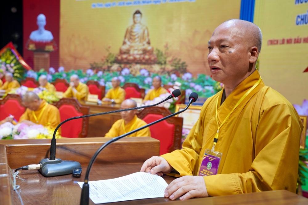 Hà Tĩnh: Thượng tọa Thích Chiếu Tuệ được suy cử tân Trưởng ban Trị sự GHPGVN tỉnh, nhiệm kỳ 2026-2031插图116