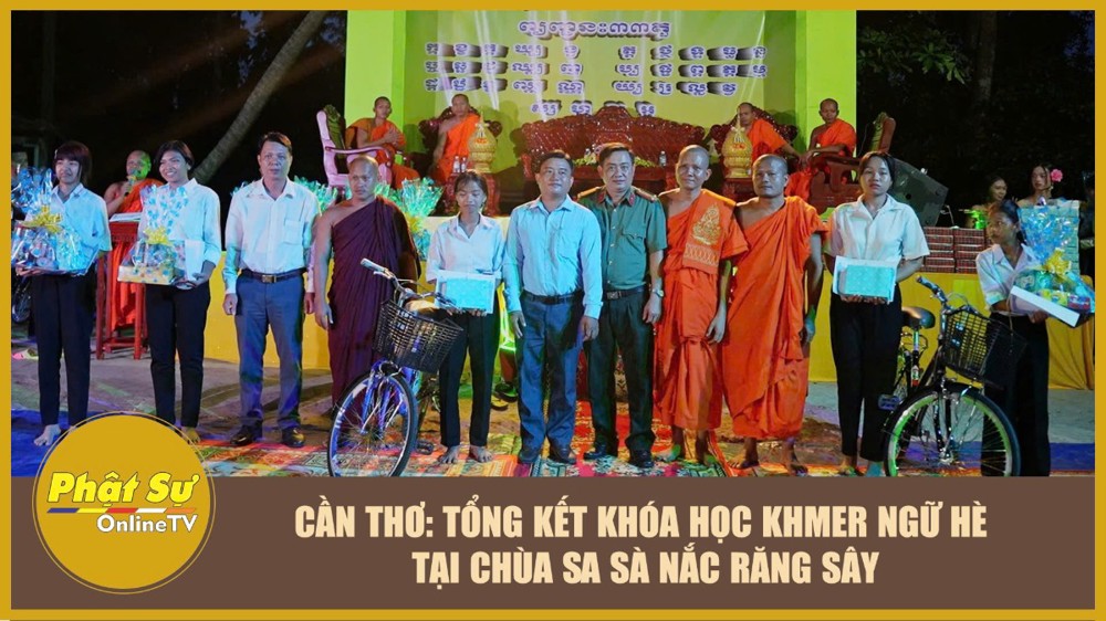[Video] Cần Thơ: Tổng kết khóa học Khmer ngữ hè tại chùa Sa Sà Nắc Răng Sây