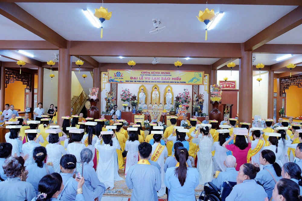 TP.HCM: Chùa Sùng Hưng trang nghiêm tổ chức Đại lễ Vu lan Báo hiếu