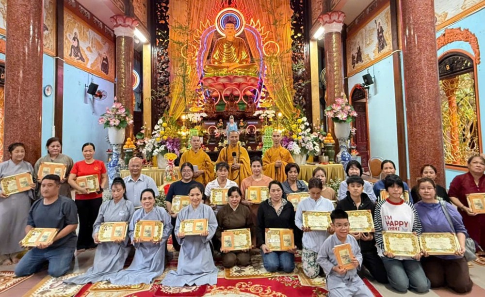 TP.HCM: Tổ đình Chùa Vạn Thọ trang nghiêm tổ chức lễ vía Đức Quán Thế Âm Bồ Tát thành đạo và lễ Quy y Tam Bảo