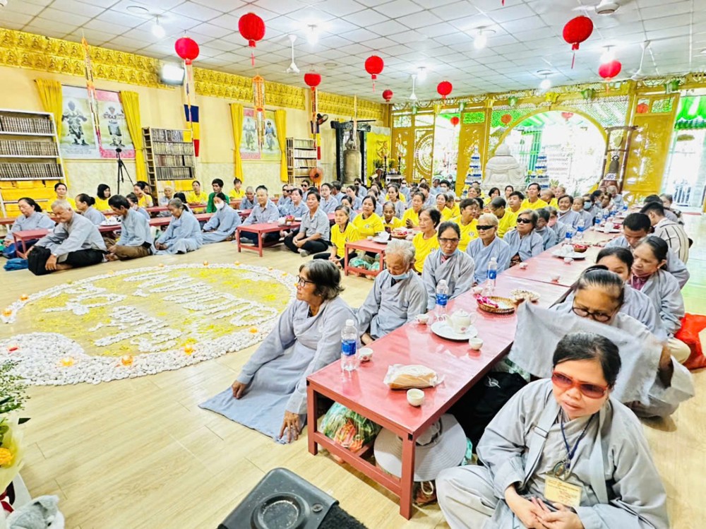 Tây Ninh: Đạo tràng Cát Tường tổ chức khóa tu Thiền trà chủ đề “Học hạnh Quán Thế Âm”