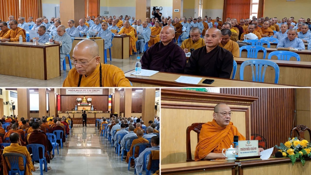 Đồng Nai: Hòa thượng Thích Bửu Chánh thuyết giảng về Tứ Thánh Đế tại Khóa Huân tu chùa Tỉnh Hội