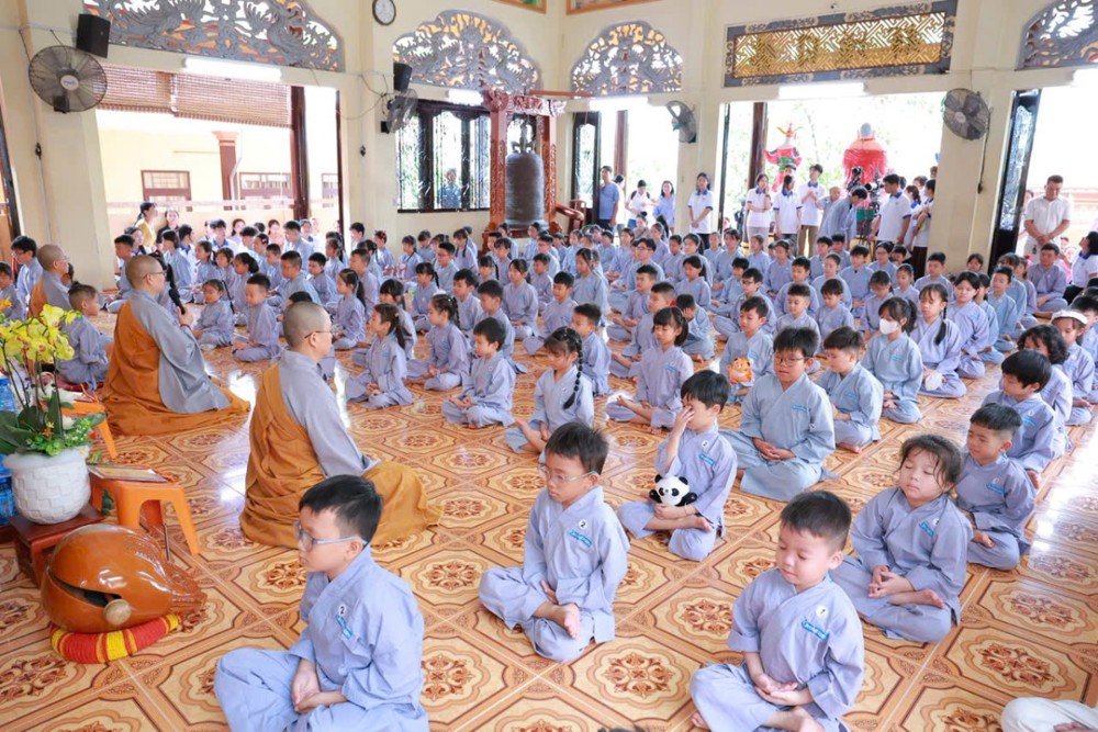 TP.HCM: Hơn 200 khóa sinh tham dự khóa tu “Gieo hạt từ tâm” kỳ 84