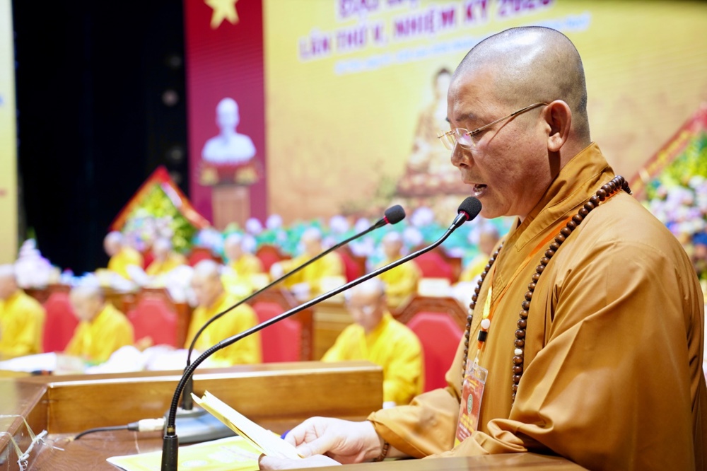 Hà Tĩnh: Thượng tọa Thích Chiếu Tuệ được suy cử tân Trưởng ban Trị sự GHPGVN tỉnh, nhiệm kỳ 2026-2031插图39