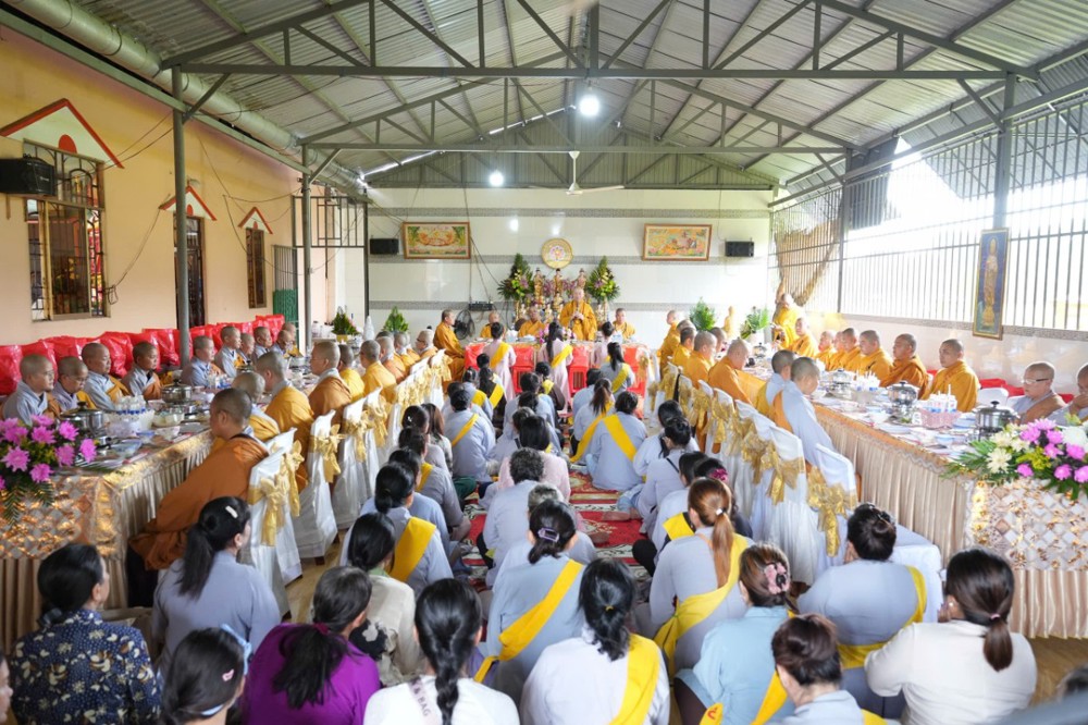An Giang: Chùa Bình Phước trang nghiêm thiết lễ trai Tăng nhân mùa Vu lan báo hiếu PL.2570