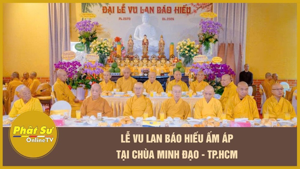 [Video] TP.HCM: Lễ Vu Lan Báo Hiếu ấm áp tại chùa Minh Đạo
