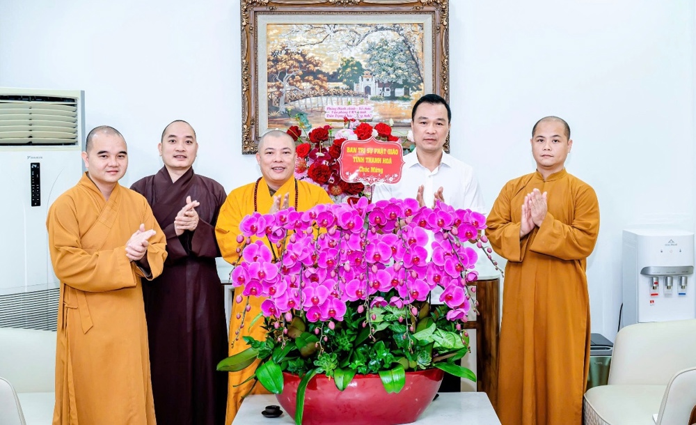 Thanh Hóa: Ban Trị sự GHPGVN tỉnh chúc mừng tân Chủ tịch UBND tỉnh Tô Anh Dũng