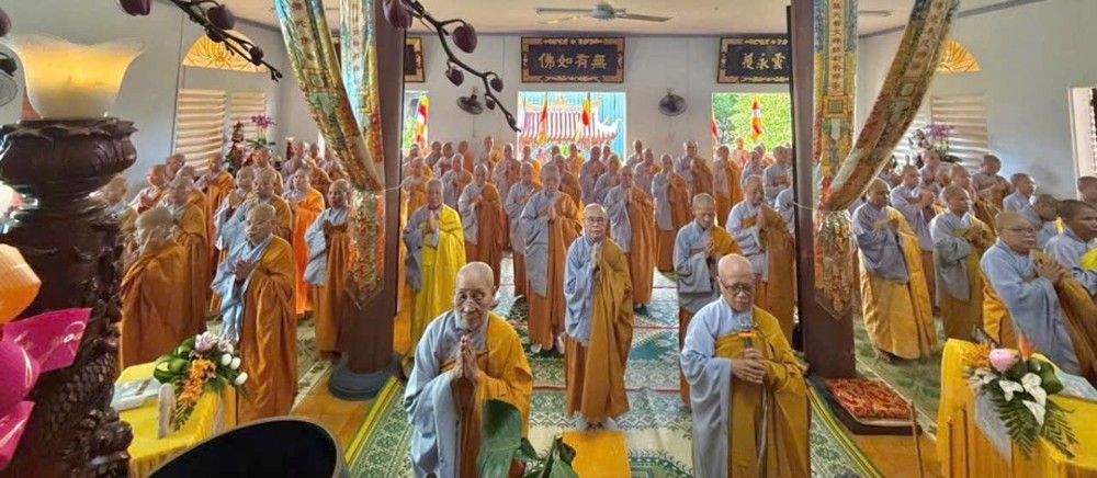 Đà Nẵng: Trang nghiêm lễ Tự tứ- Tạ pháp tại trường Hạ chùa Bảo Thắng