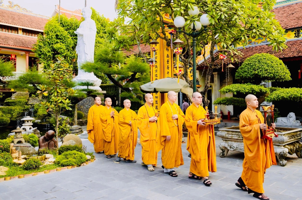 THANH HÓA: ĐẠI LỄ VU LAN TẠI TỔ ĐÌNH THANH HÀ LAN TỎA ĐẠO HIẾU THEO LỜI PHẬT DẠY