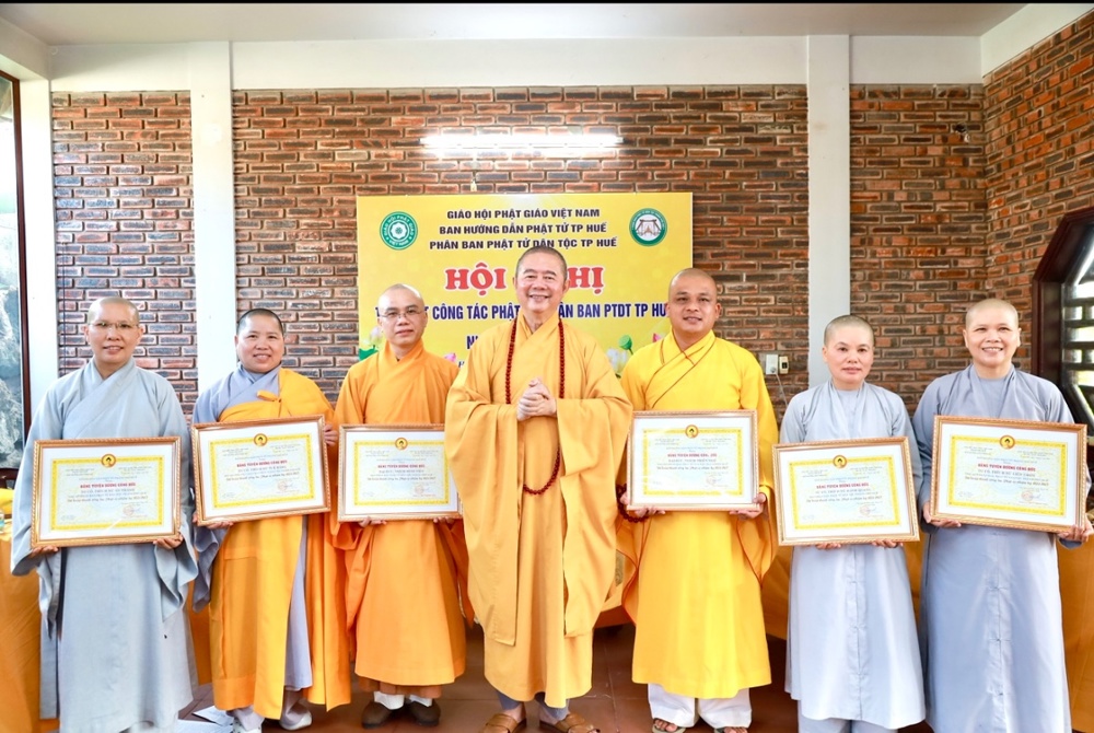 TP.Huế: Phân ban Phật tử Dân tộc tổ chức Hội nghị Tổng kết Phật sự nhiện kỳ 2022-2027