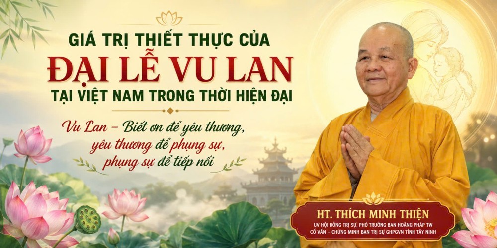 Hòa thượng Thích Minh Thiện: Giá trị thiết thực của Đại lễ Vu Lan tại Việt Nam trong thời hiện đại
