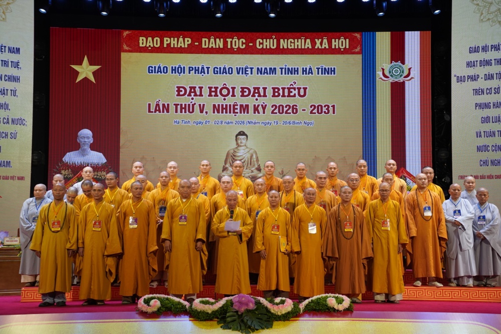 Hà Tĩnh: Thượng tọa Thích Chiếu Tuệ được suy cử tân Trưởng ban Trị sự GHPGVN tỉnh, nhiệm kỳ 2026-2031插图23
