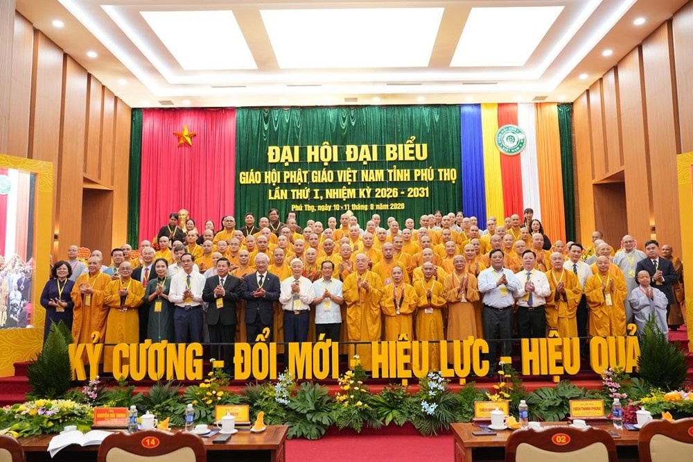 TT. Thích Minh Nghiêm được suy cử Trưởng BTS GHPGVN tỉnh Phú Thọ nhiệm kỳ 2026 - 3031