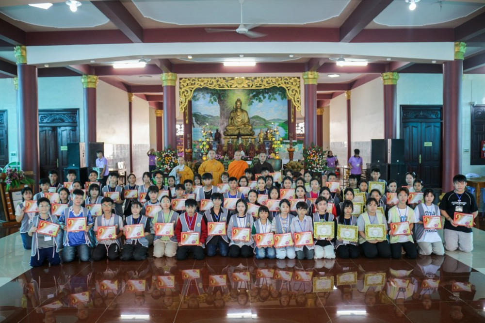 Lâm Đồng: Hơn 60 tu sinh phát nguyện Quy y Tam bảo tại chùa Phước Minh