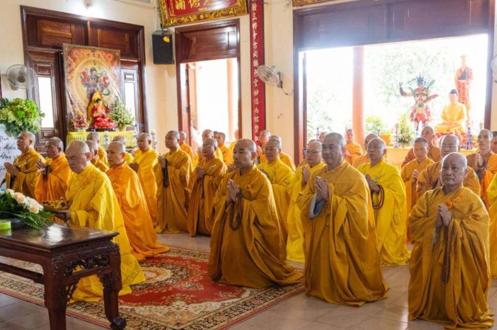 Gia Lai: Trường hạ Tổ đình Thiên Đức trang nghiêm tổ chức Lễ Tự tứ, tạ pháp mãn hạ