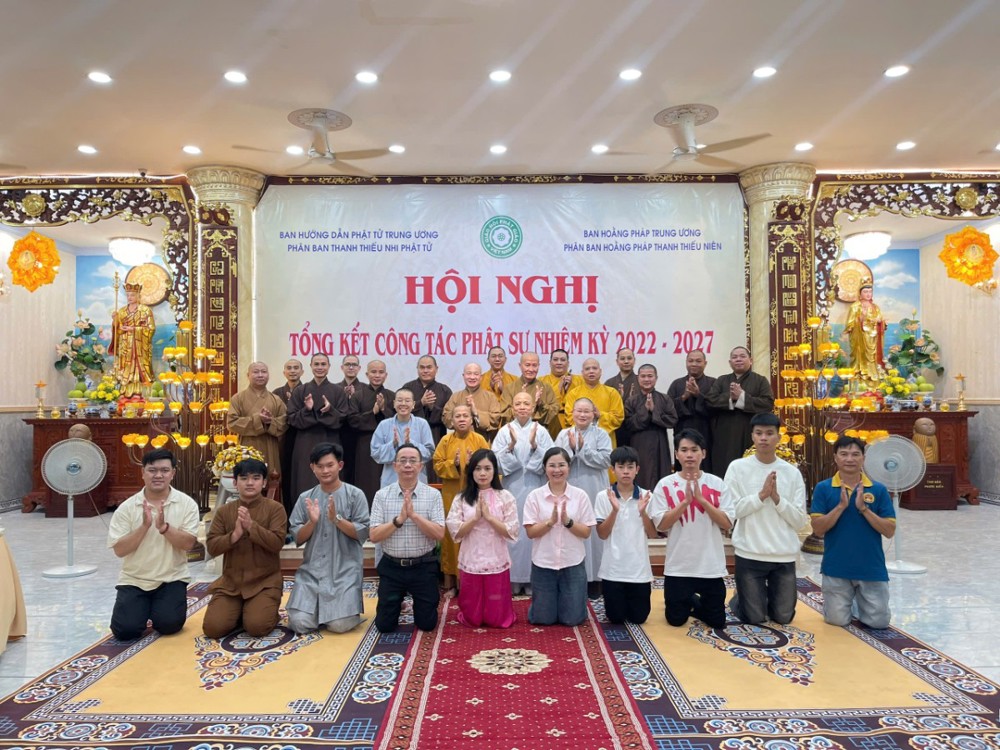 TP. Hồ Chí Minh: Phân ban Thanh Thiếu nhi Phật tử và Phân ban Hoằng pháp Thanh thiếu niên TƯ tổng kết công tác Phật sự nhiệm kỳ IX (2022 – 2027)