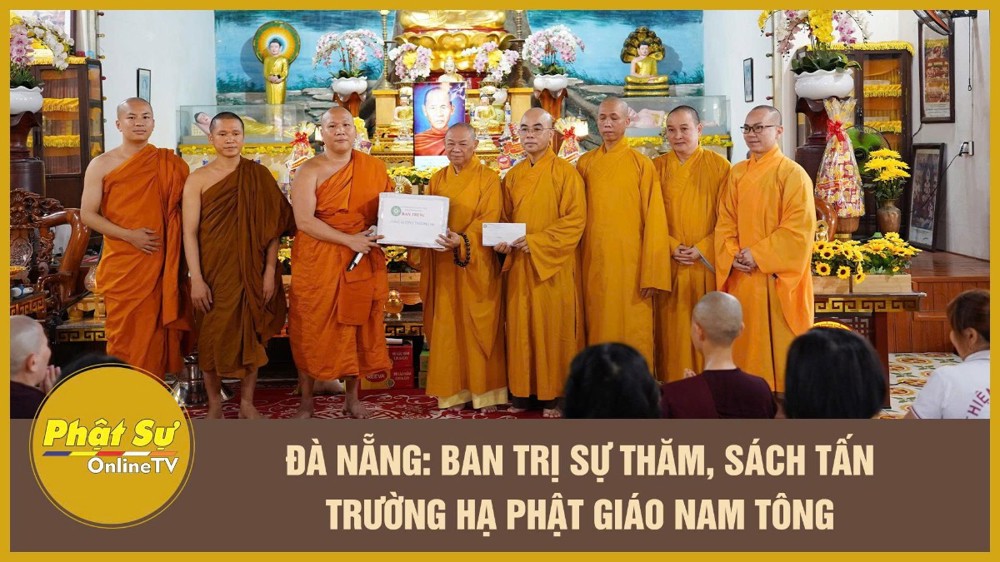 [Video] Đà Nẵng: Ban Trị sự thăm, sách tấn trường hạ Phật giáo Nam tông