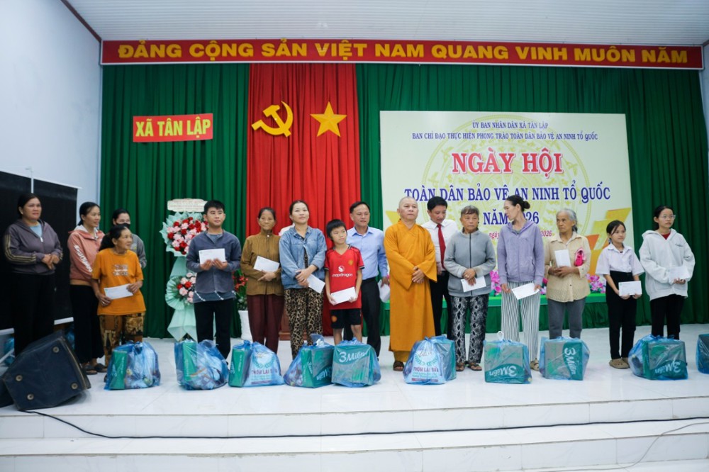 Lâm Đồng: Lan tỏa tinh thần từ bi, trách nhiệm cộng đồng tại Ngày hội toàn dân bảo vệ an ninh Tổ quốc