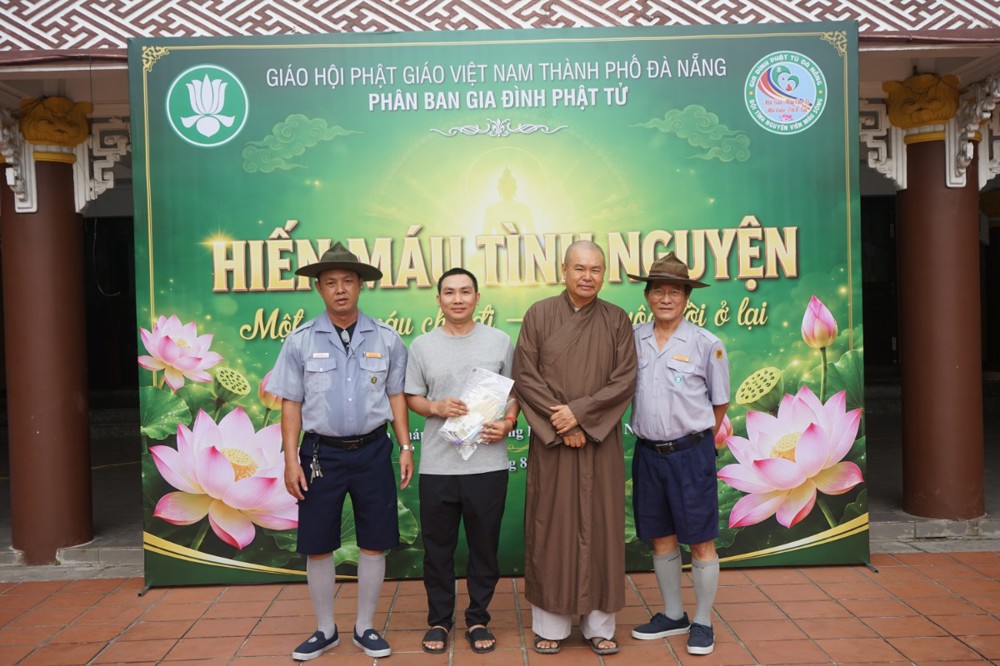 Đà Nẵng: Phân ban Gia đình Phật tử tổ chức hiến máu tình nguyện năm 2026