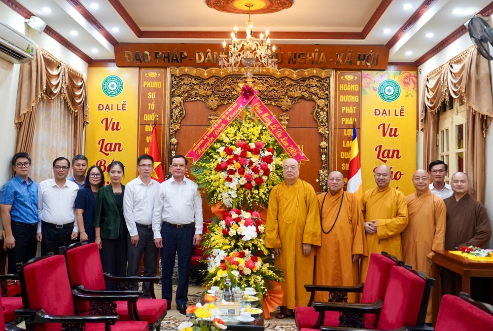 Hà Nội: Bộ Dân tộc và Tôn giáo chúc mừng Vu lan 2026 tại trụ sở Trung ương GHPGVN