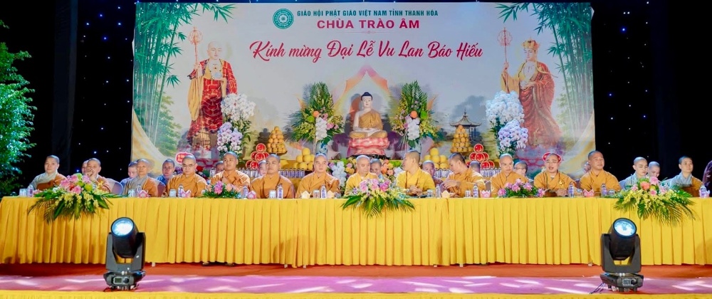 Thanh Hóa: Trang nghiêm Đại lễ Vu Lan Báo Hiếu tại chùa Trào Âm