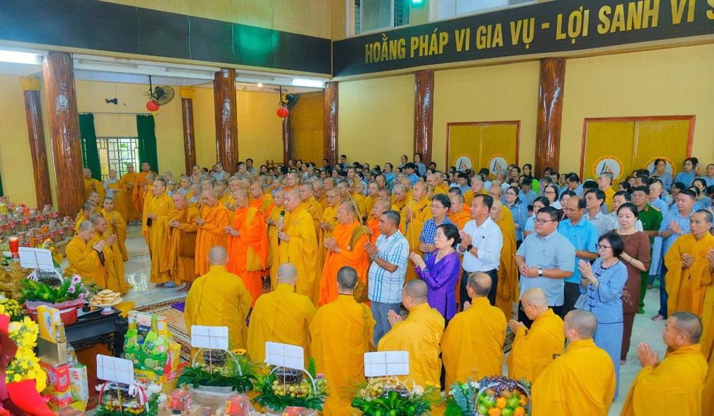 An Giang: Trang nghiêm tưởng niệm lần thứ 20 cố Hòa thượng Thích Giác Phước