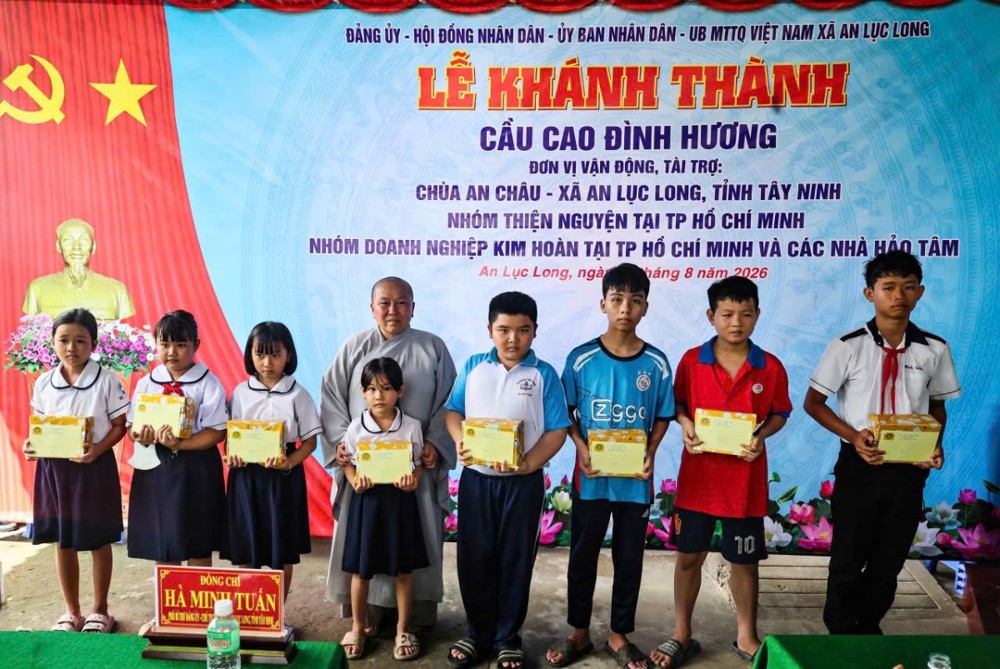 Tây Ninh: Khánh thành cầu Cao Đình Hương, nối nhịp yêu thương trong mùa Vu Lan PL.2570