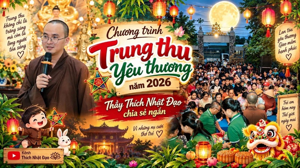 Trung thu Yêu thương lần VIII tại chùa Chánh Thiên: Trao quà, trao cả ký ức đẹp