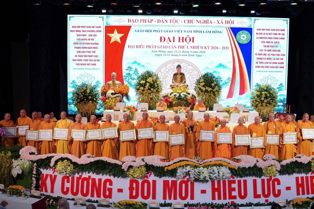 Ngày làm việc đầu tiên Đại hội Đại biểu Phật giáo tỉnh Lâm Đồng lần thứ I, nhiệm kỳ 2026–2031