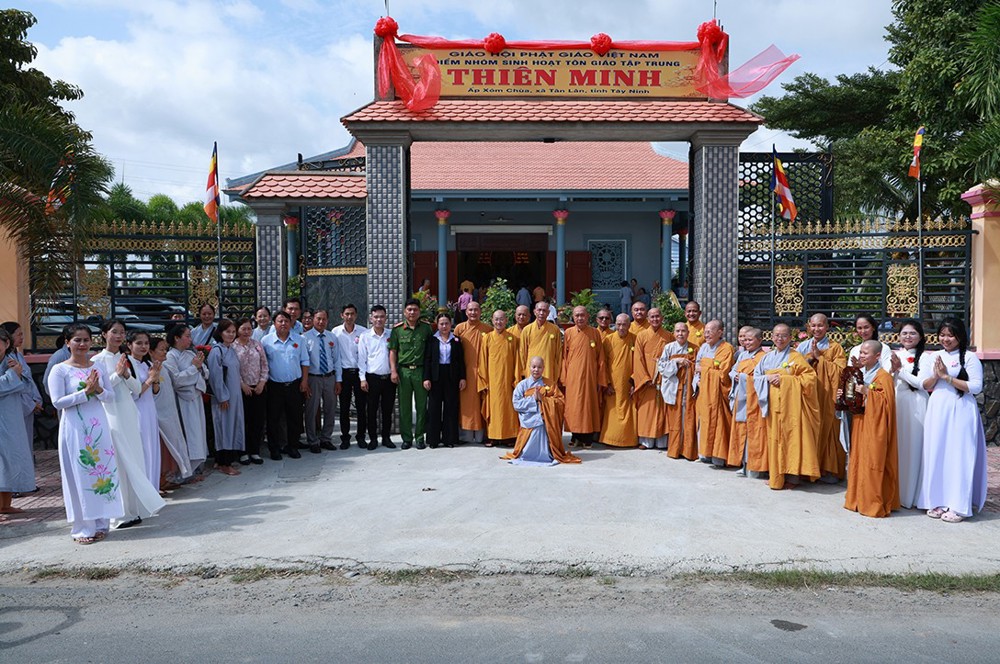 Tây Ninh: Lễ Công bố Điểm nhóm sinh hoạt tôn giáo tập trung Thiên Minh