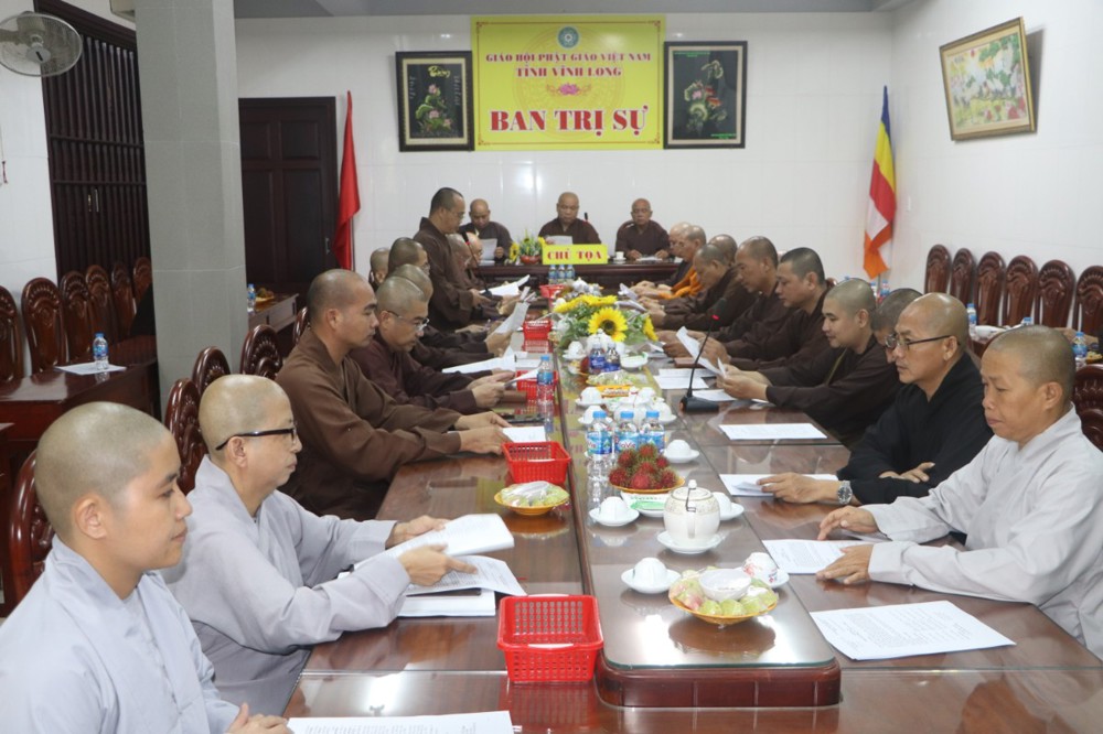 Vĩnh Long: Phật giáo khu vực III (Bến Tre) họp báo cáo công tác Phật sự và triển khai dự thảo tổ chức Khóa Kiết Đông năm 2026