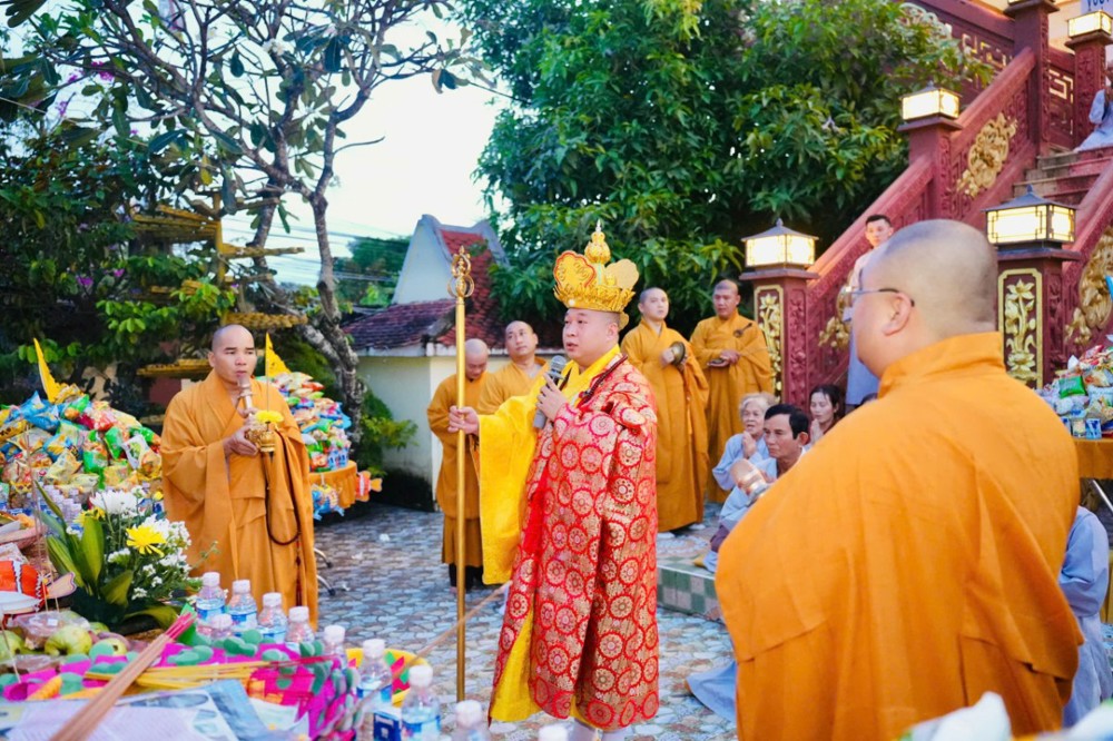 An Giang: Trang nghiêm Đại lễ Trai đàn Chẩn tế Bạt độ tại chùa Bửu Khánh