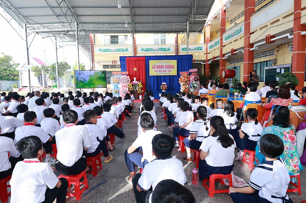 Tây Ninh: Trường Tiểu học – THCS – THPT Bồ Đề Phương Duy khai giảng năm học mới 2026 – 2027