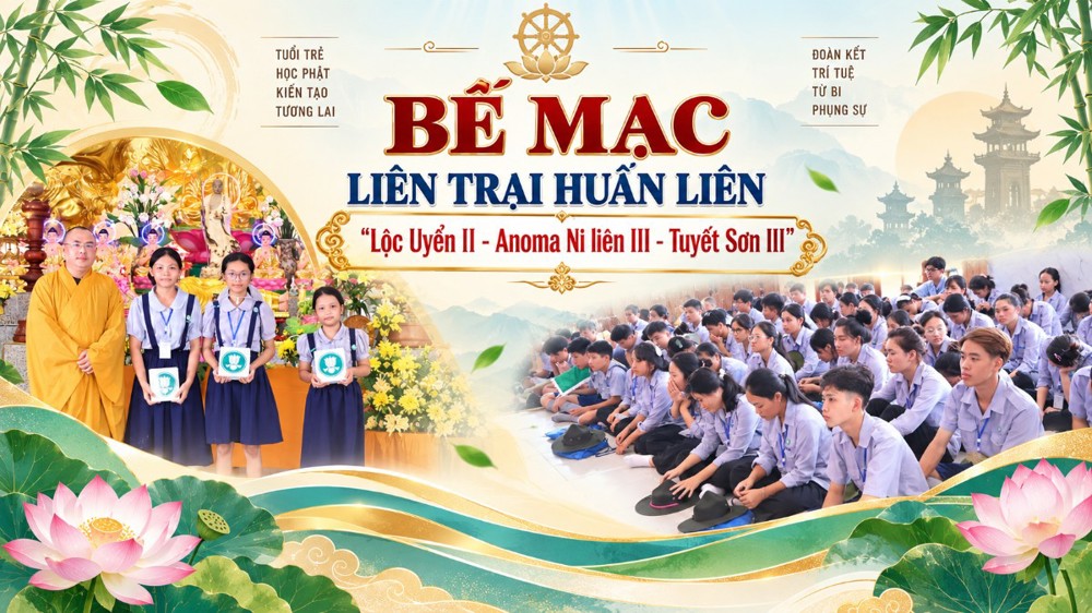 Vĩnh Long:Bế mạc liên trại huấn liên “Lộc Uyển II - Anoma Ni liên III - Tuyết Sơn III”