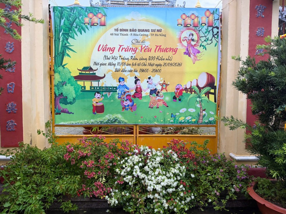 Đà Nẵng: Tổ đình Bảo Quang sư nữ tổ chức chương trình Vầng trăng yêu thương