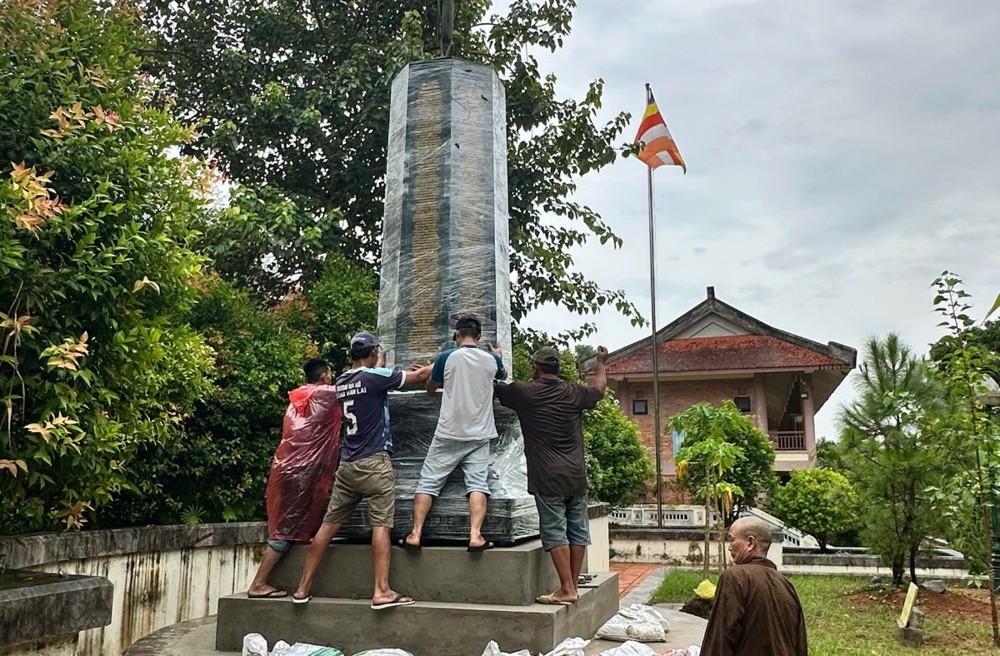 Huế: Hoàn thiện Trụ kinh Chuyển Pháp Luân đầu tiên trong Đề án xây dựng hệ thống Trụ kinh tại bốn Học viện Phật giáo Việt Nam