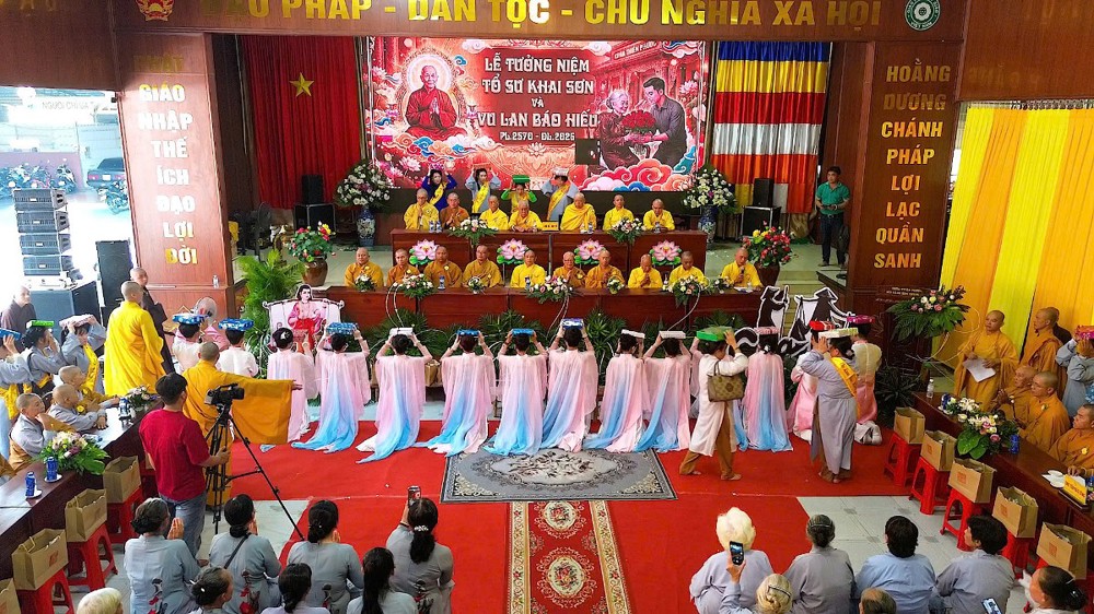 Đồng Tháp: Chùa Thiên Phước tưởng niệm Thiền sư Minh Thông – Hải Huệ và cử hành Đại lễ Vu lan PL.2570