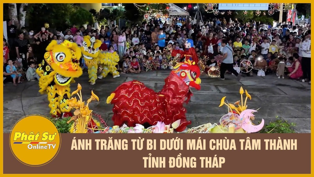 [Video] Ánh trăng từ bi dưới mái chùa Tâm Thành, tỉnh Đồng Tháp