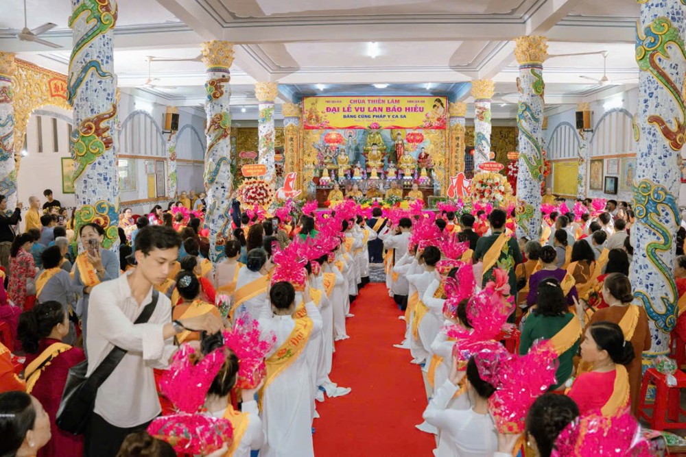 Cà Mau: Lan tỏa hương hiếu hạnh trong Đại lễ Vu Lan và tưởng niệm Tổ sư tại chùa Thiền Lâm