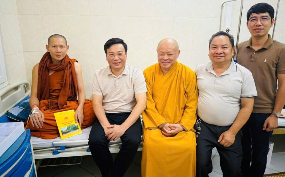 Thanh Hóa: Lãnh đạo Phòng Tôn giáo và Tín ngưỡng thăm Hòa thượng Chủ tịch Liên minh Phật giáo Lào, tỉnh Hủa Phăn