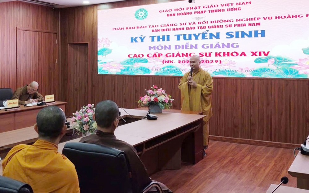 Thông báo lịch thi diễn giảng tốt nghiệp lớp Cao - Trung cấp Giảng sư khóa XII
